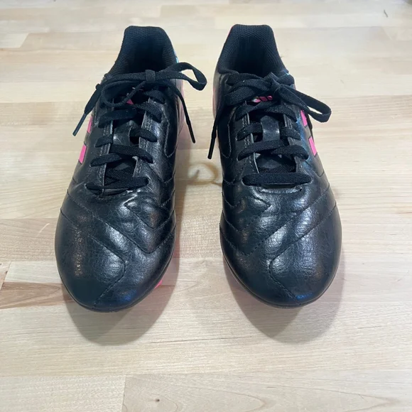 Adidas Goletto VII FG J Youth Soccer Cleats Size 3 – Black & Pink - Picture 2 of 7